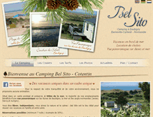 Tablet Screenshot of camping-normandie-belsito.com